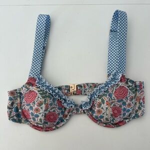 Strawberry‎ Milk Mob Lady Bird Bikini Swimsuit Top Size Small